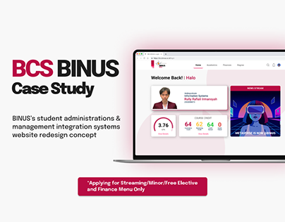 BCS BINUS Website Redesign Project Case Study
