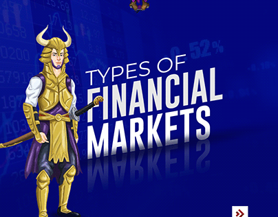 Crypto Carousel design on Types of Financial market