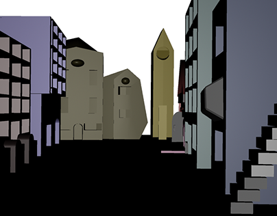 3D city Animation (Maya)