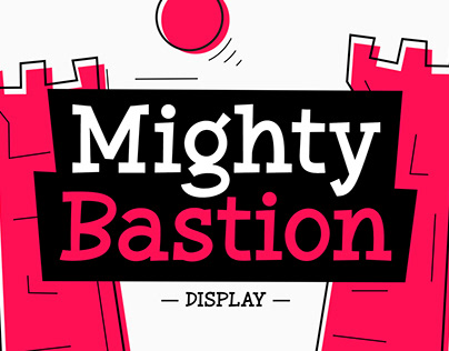 FREE | Mighty Bastion - Display Font