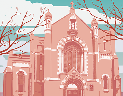 Vector Illustration - St Brendans Cathedral