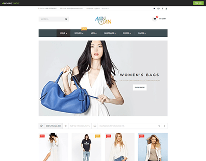 Fashion Shop HTML Template - Minoan