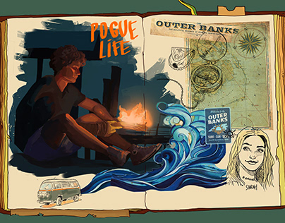 Project thumbnail - Outer Banks fanart