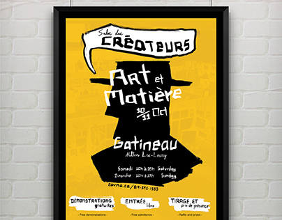 Art Exhibition Poster // Salon des Créateurs