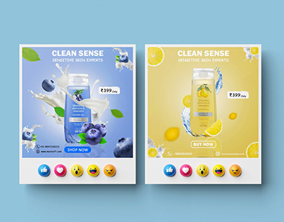 Clean sense beauty product post