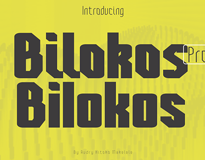 Bilokos Pro Typeface