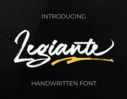 Free Legiante Handwritten Font