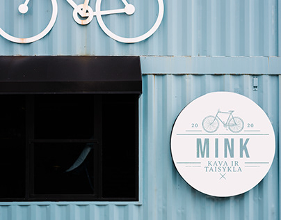 Bicycle repair shop and coffe shop
