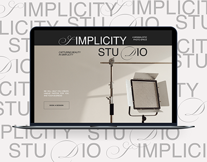 SIMPLICITY STUDIO | Landing Website Design