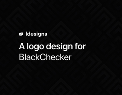 BlackChecker Logo Design