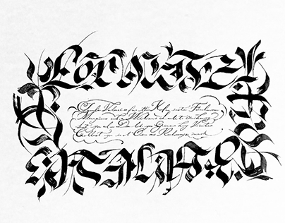 Project thumbnail - Calligraphy and Lettering portfolio