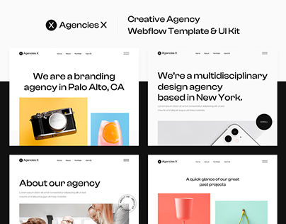 Agencies X - Creative Agency Webflow Template
