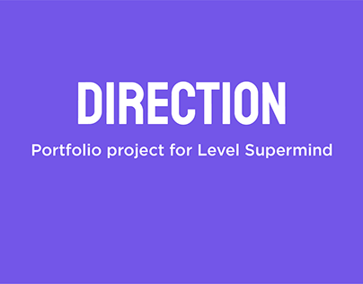 level Supermind's Direction: Poster designs