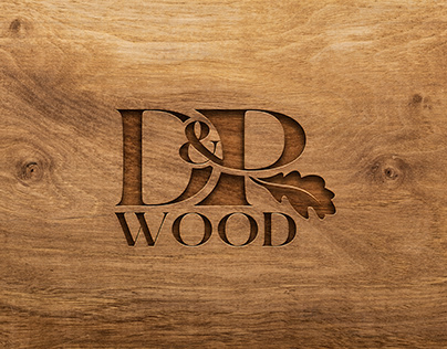 D&P wood logo