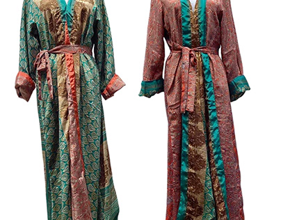 Long Silk Kimonos
