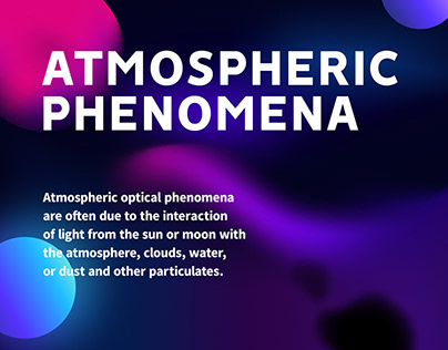 Atmospheric Phenomena - Experimental Website