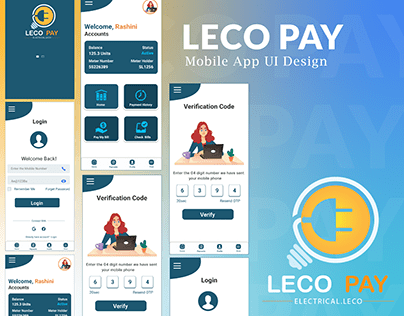 LECO Pay Mobile App UI Design