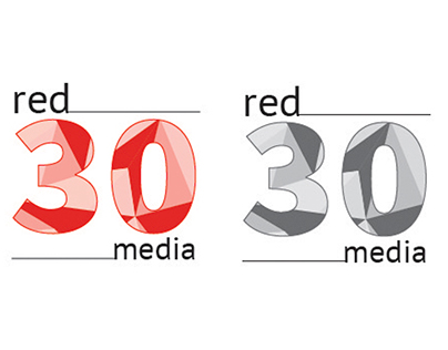 30 Red Media Logo Development