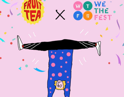 Collaboration project with fruittea x we the fest