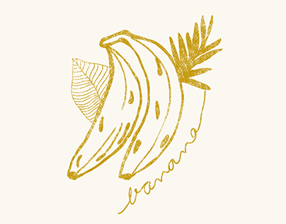 Estampa "Banana Ocre" - 2021