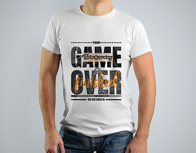 Game is Over T shirt Design