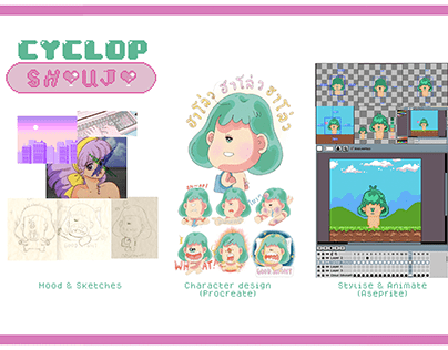 Character Design - Cyclop Shoujo