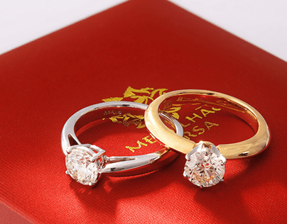 Campanha Anel de diamantes | Marcas de joias de luxo