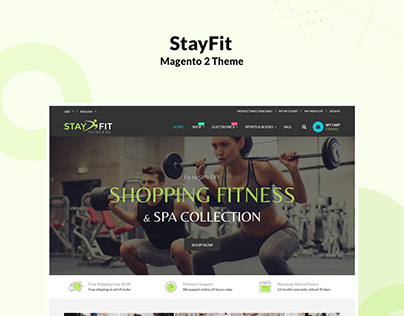 StayFit - Gym & Spa Responsive Magento 2 Theme
