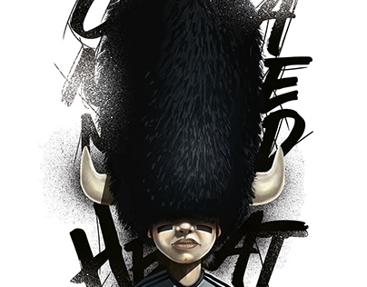 Boy in a bison hat