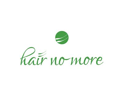 HairNoMore logo design