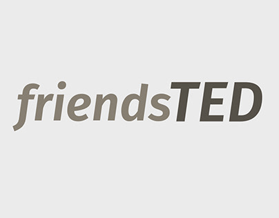 friendsTED logo, website and social media ads