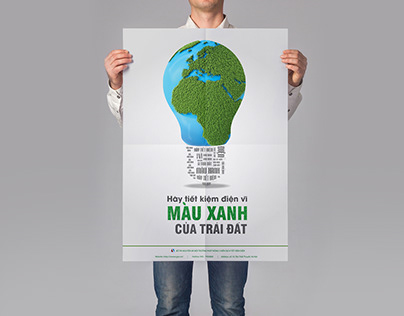 POSTER SAVE ENERGY TO SAVE ENVIRONMENT
