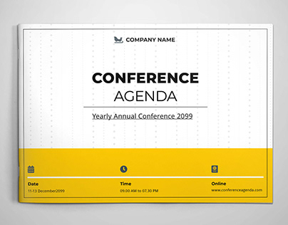Landscape Conference Agenda Brochure