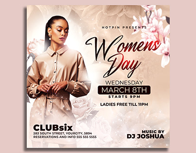 Womens Day Flyer Template