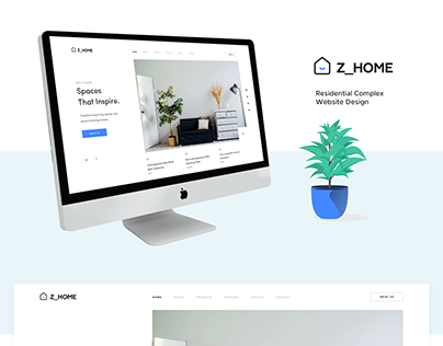Z_Home website design