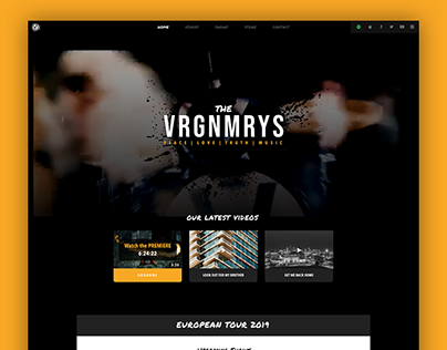 The Virginmarys Website Concept