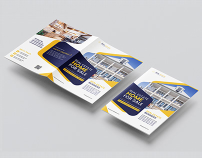 Bi-Fold Brochure Template Design - Business Brochure