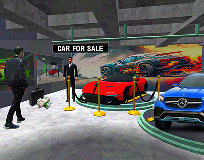 CAR FOR SALE SIMULATOR GAME UI/UX