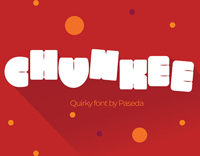 Chunkee Font - Fun and Quirky Typeface