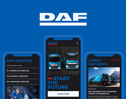 DAF | Corporate website redesign