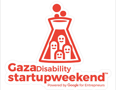 Logo & Sticker - Gaza Disability Startupweekend