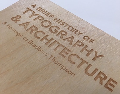 Typography & Architecture: Homage to Bradbury Thompson