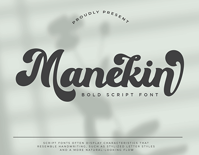 Project thumbnail - Manekin - Beauty Bold Script Font