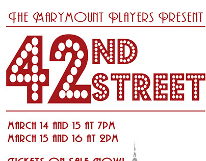 42nd Street Play Poster