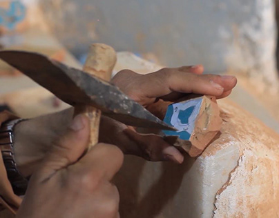 Traditional tile making - Afghanistan