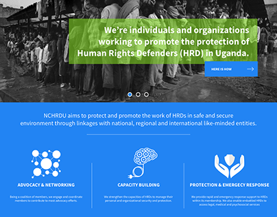 Home Page Concept for NCHRD-U