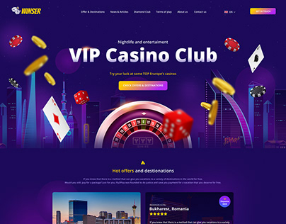 Online casino design concept