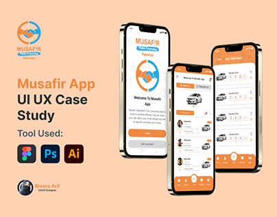 Musafir App UI/UX Design Case Study