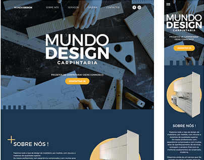 Project thumbnail - [UX/UI] Modern Carpentry Website