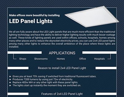 Why Choose 2x4 LED Panel Light?